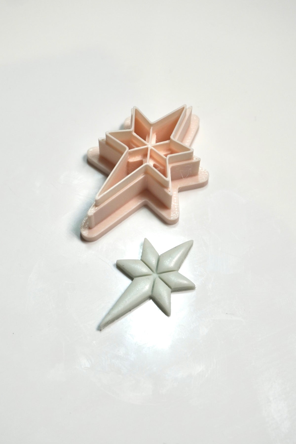Small embossed star