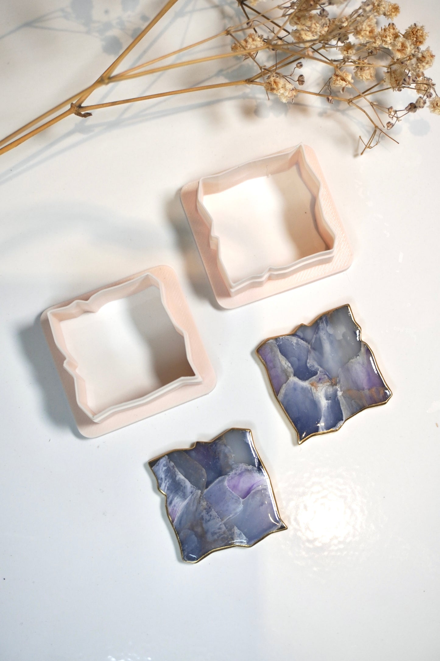 Rough Cut square (mirrored)