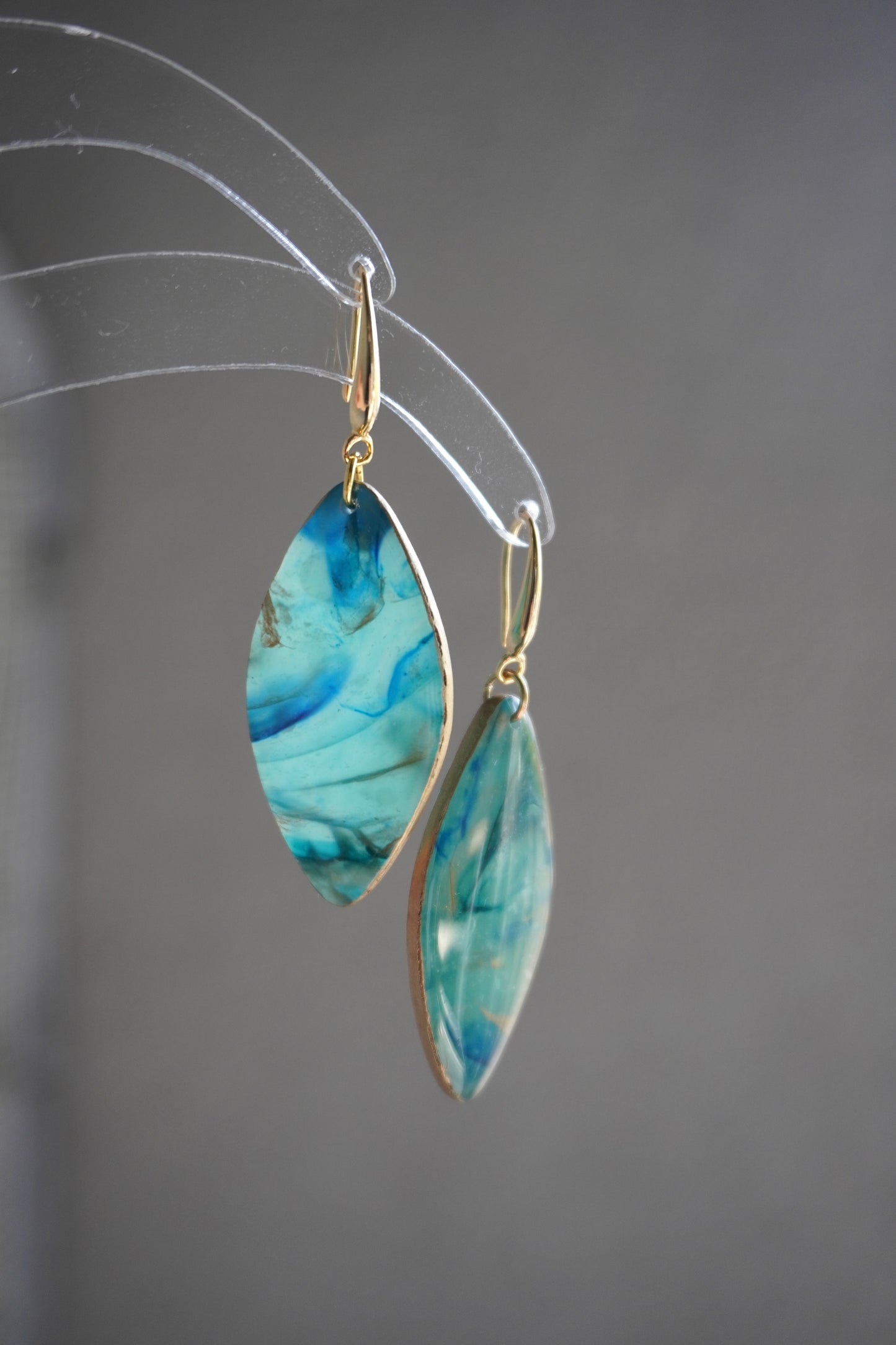 Blue translucent stone