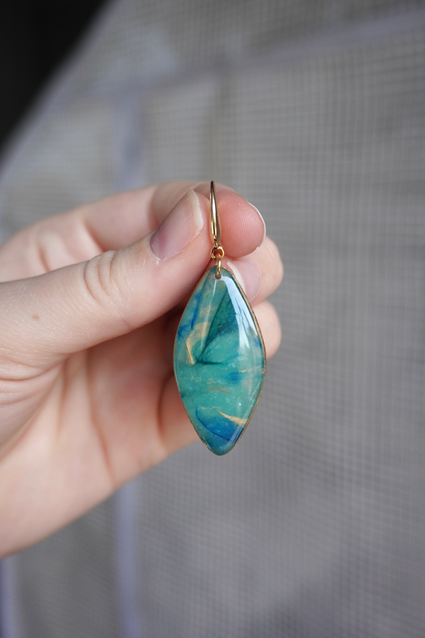 Blue translucent stone