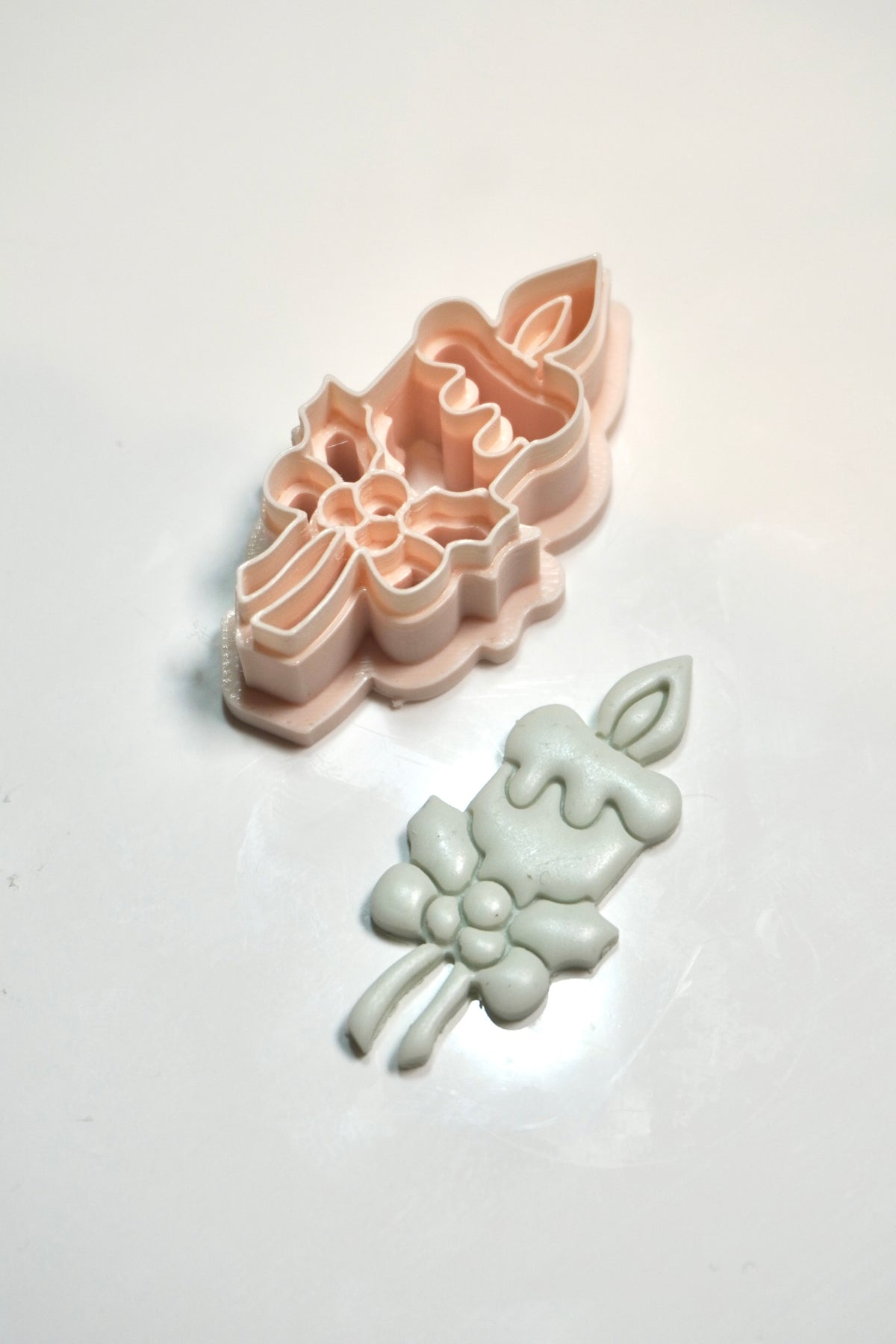 Candle and holy leaves