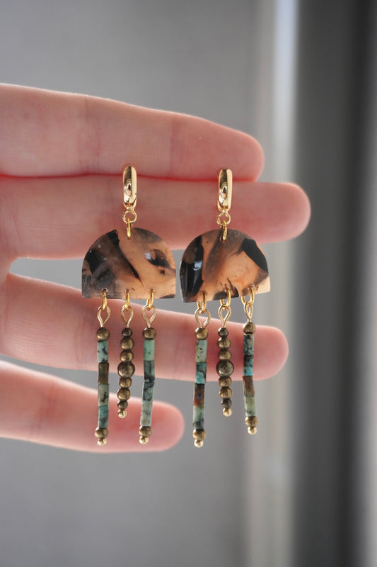 Tortoise Shell with beads