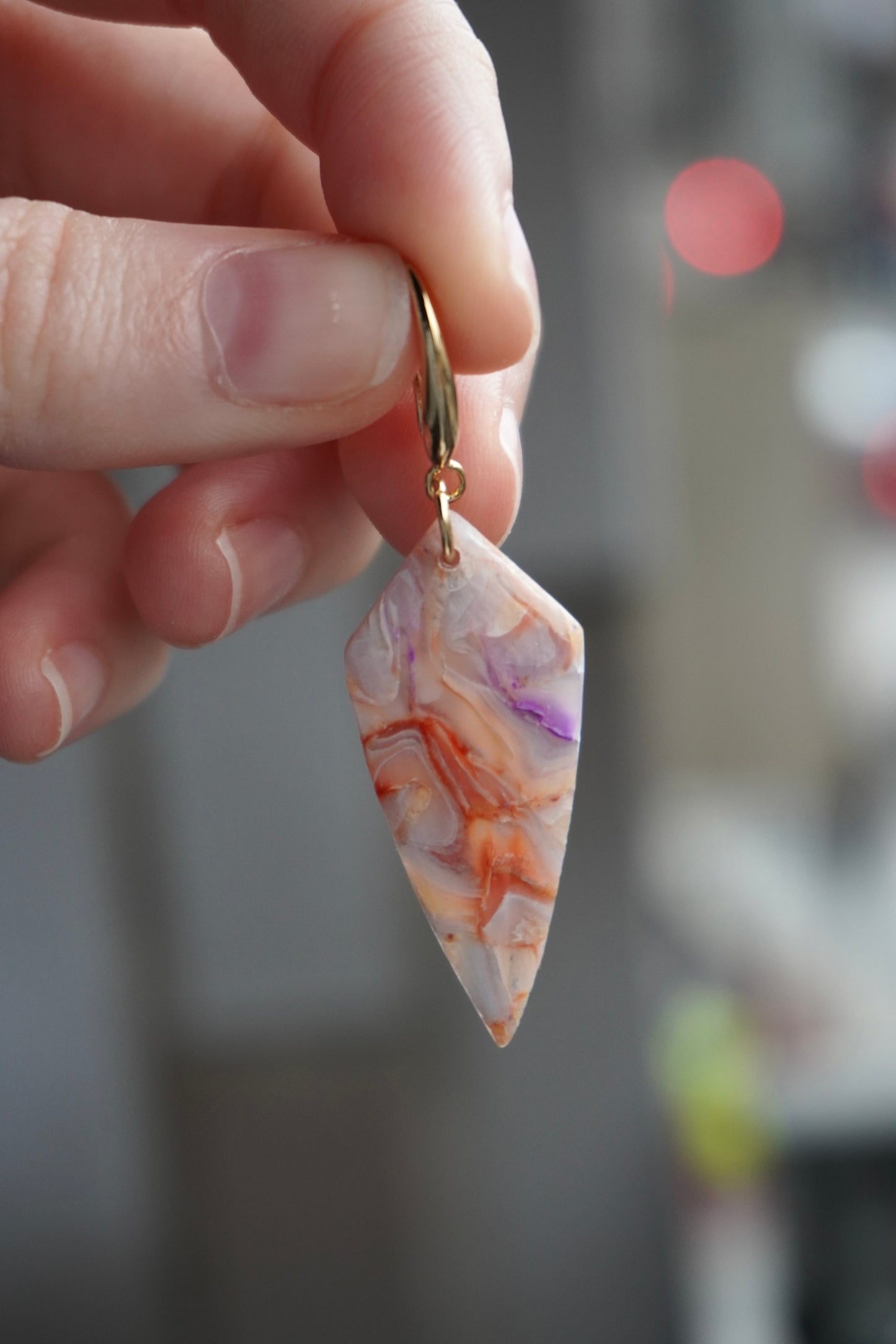 Orange Marble Dagger