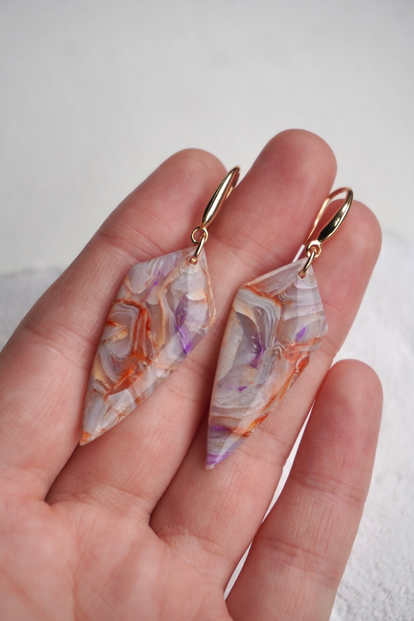 Orange Marble Dagger