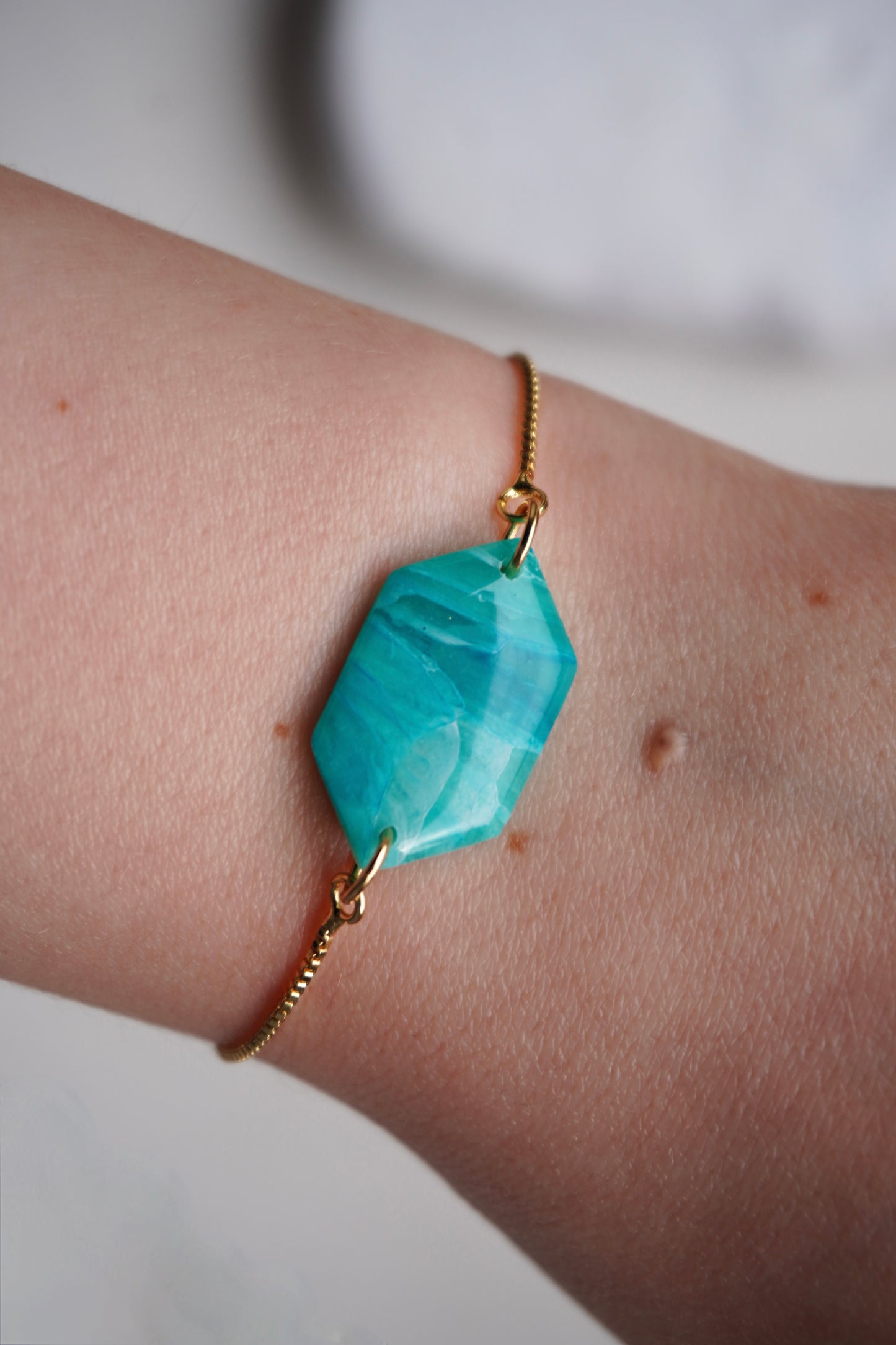 Blue Stone Bracelet