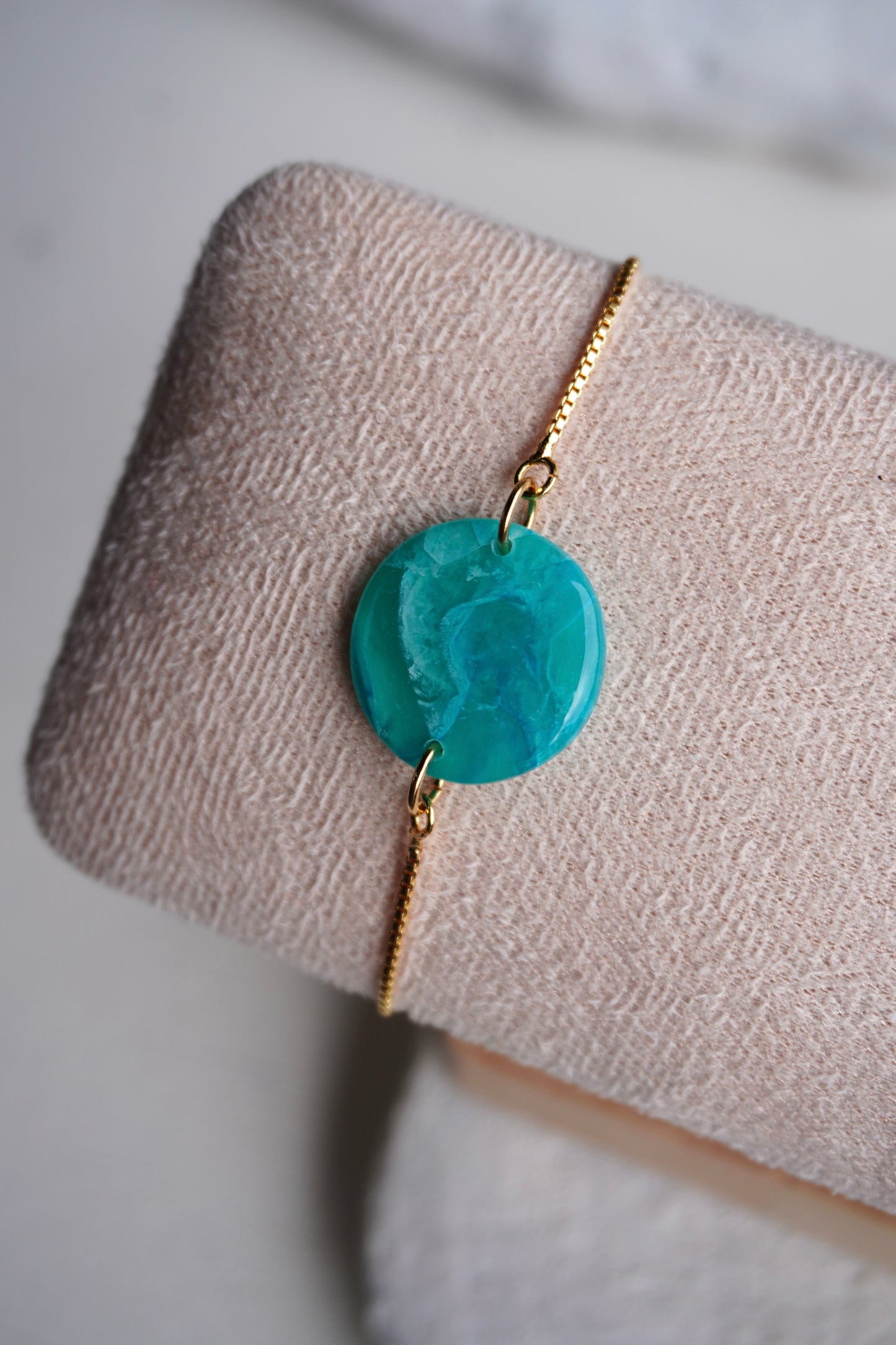 Blue Rond Stone Bracelet