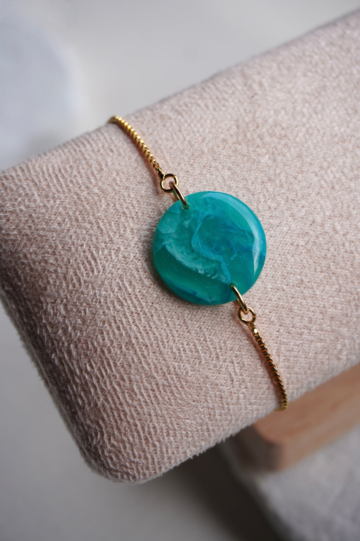 Blue Rond Stone Bracelet