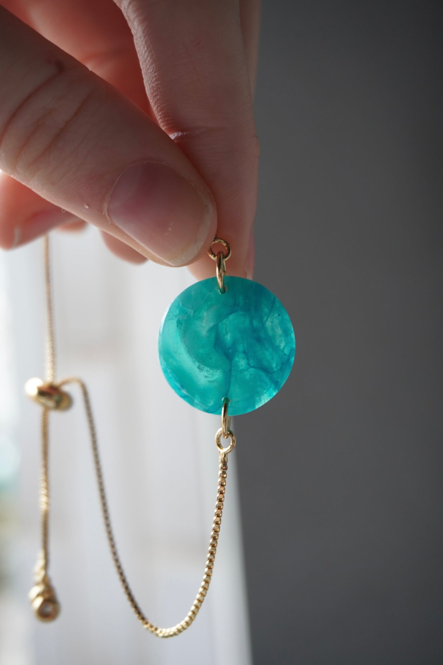 Blue Rond Stone Bracelet