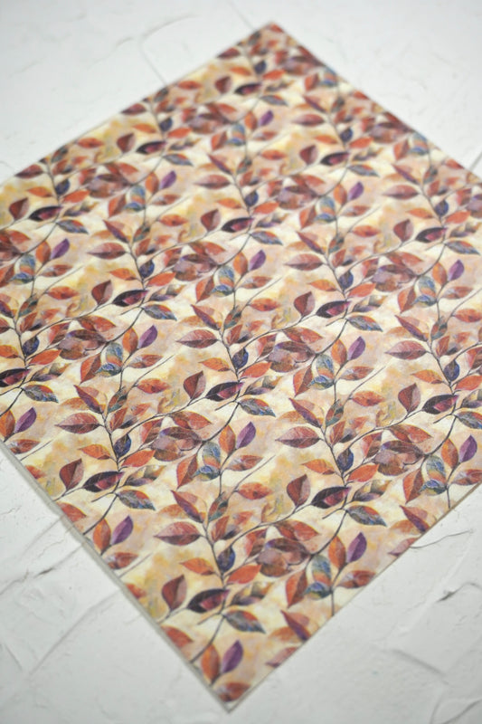 Autumn Leaves 1 - Stained Glass style