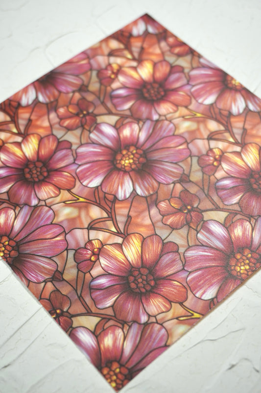 Stained Glass Flowers 1