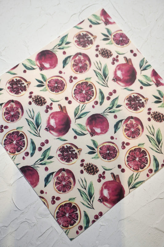 Pomegranate and grapefruits 1