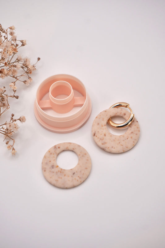 Doughnut hoop charm
