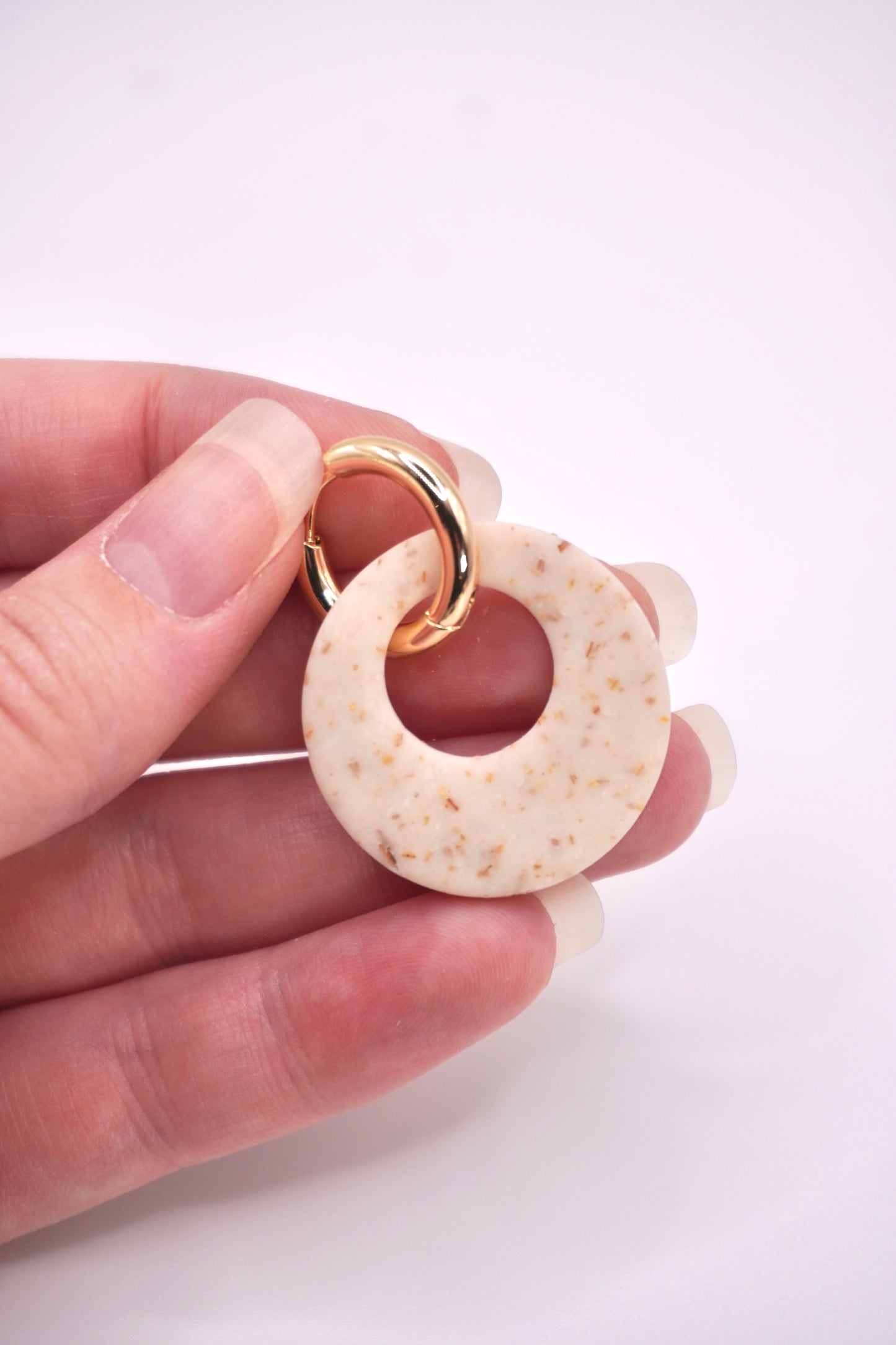 Doughnut hoop charm