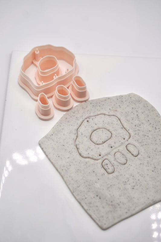 Organic shapes - 3 drops (with drill holes)