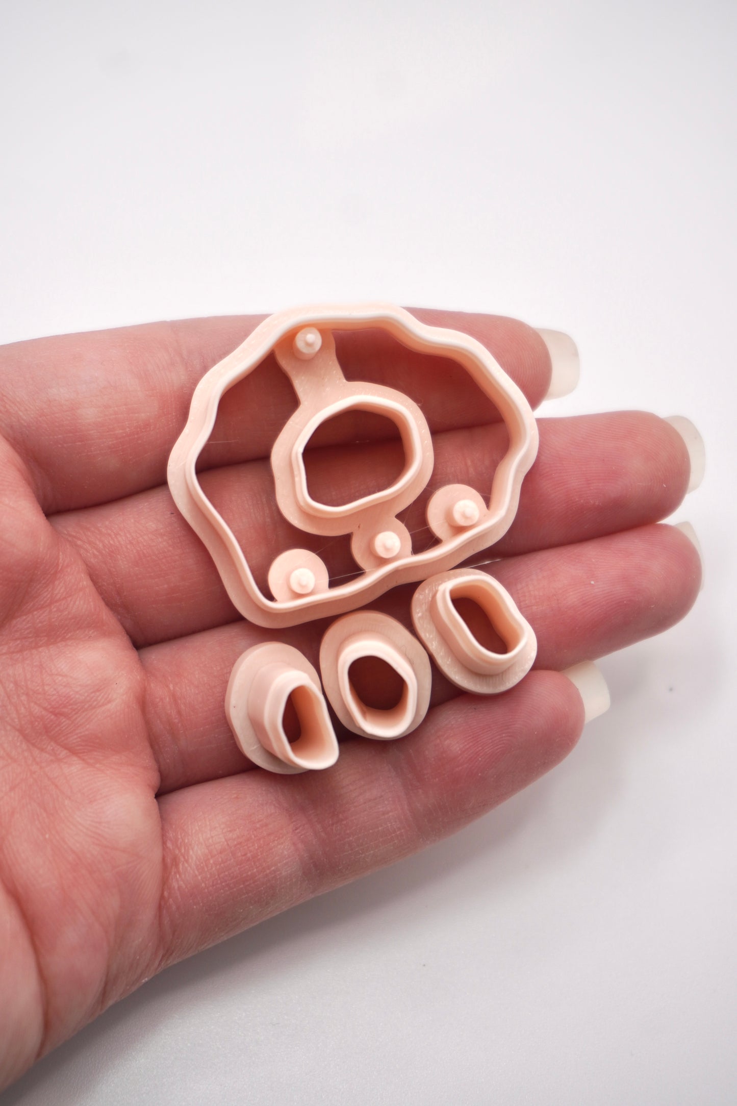Organic shapes - 3 drops (with drill holes)