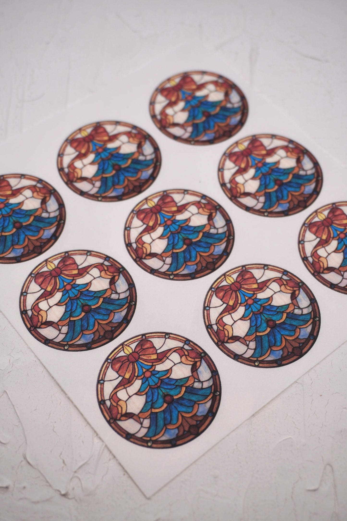 Rond Stained Glass Christmas 4