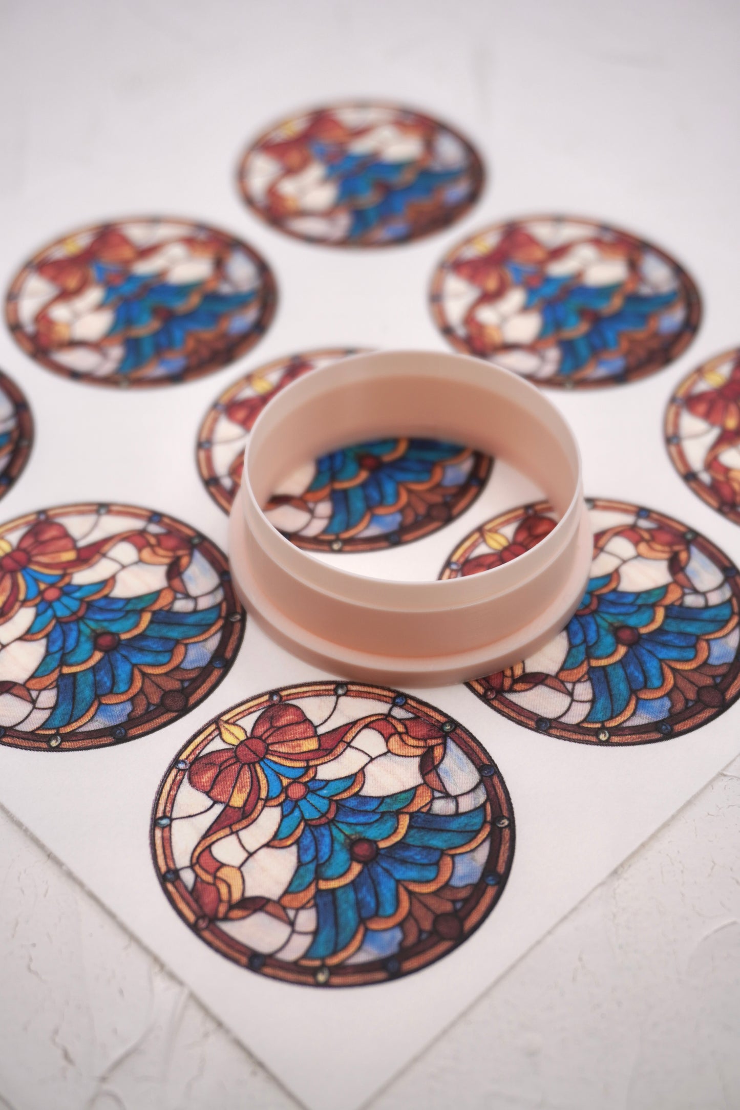 Rond Stained Glass Christmas 4