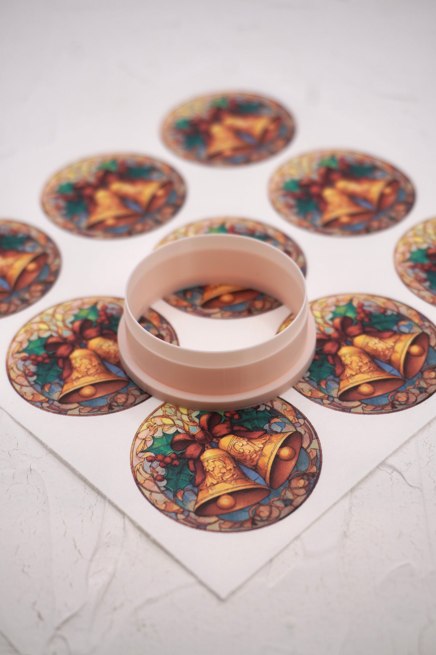 Rond Stained Glass Christmas 7