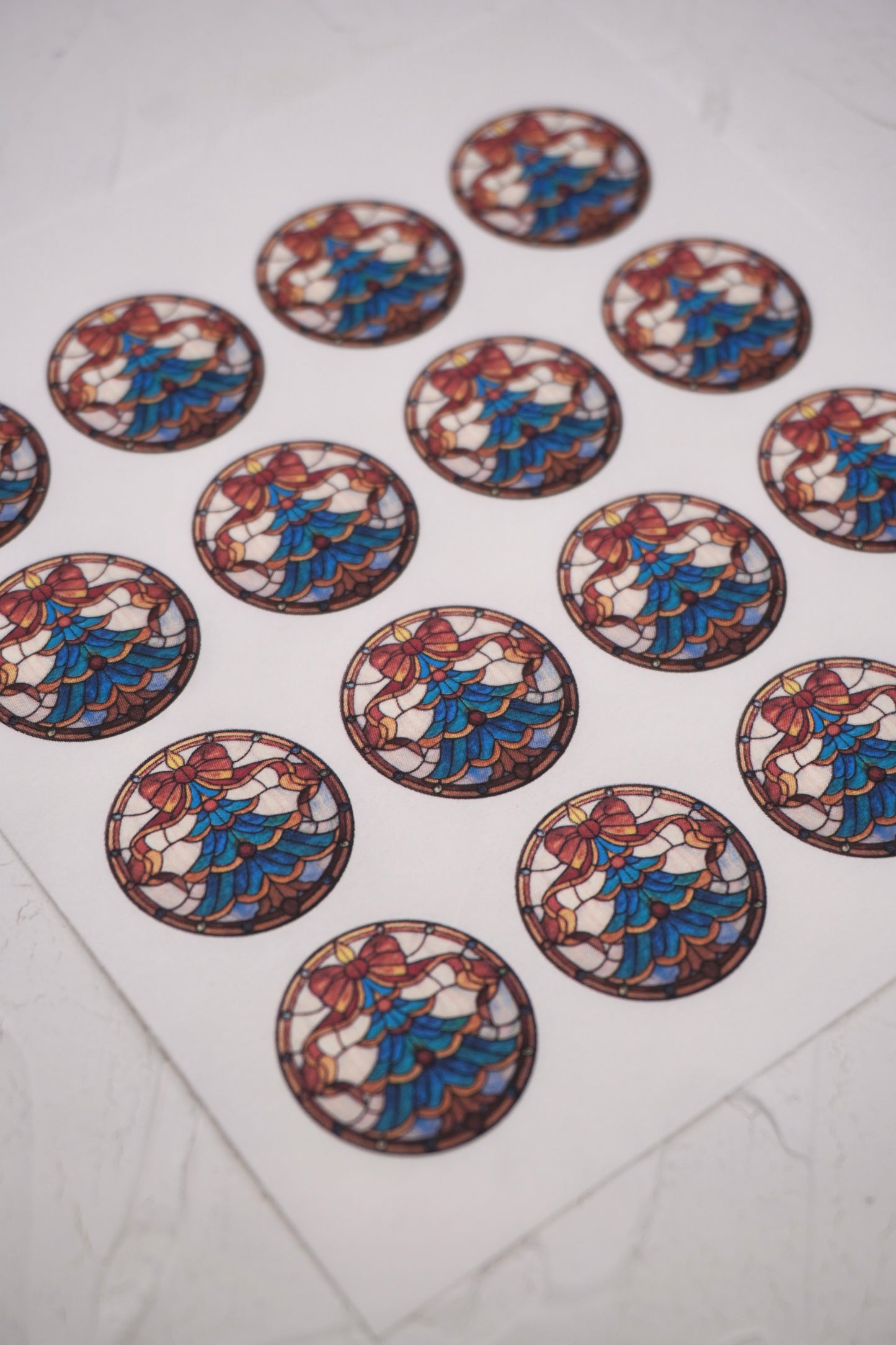 Rond Stained Glass Christmas 4