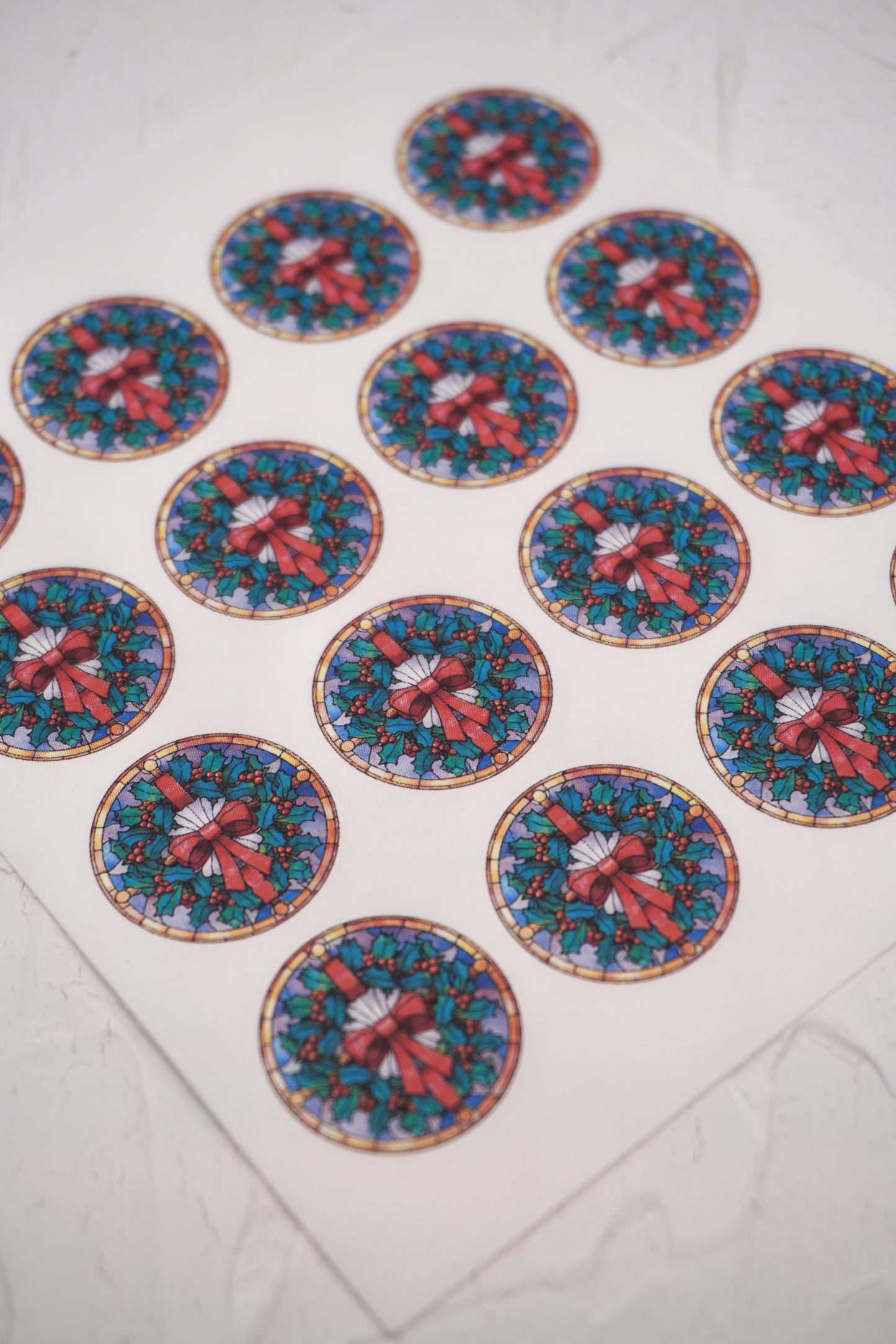 Rond Stained Glass Christmas 8