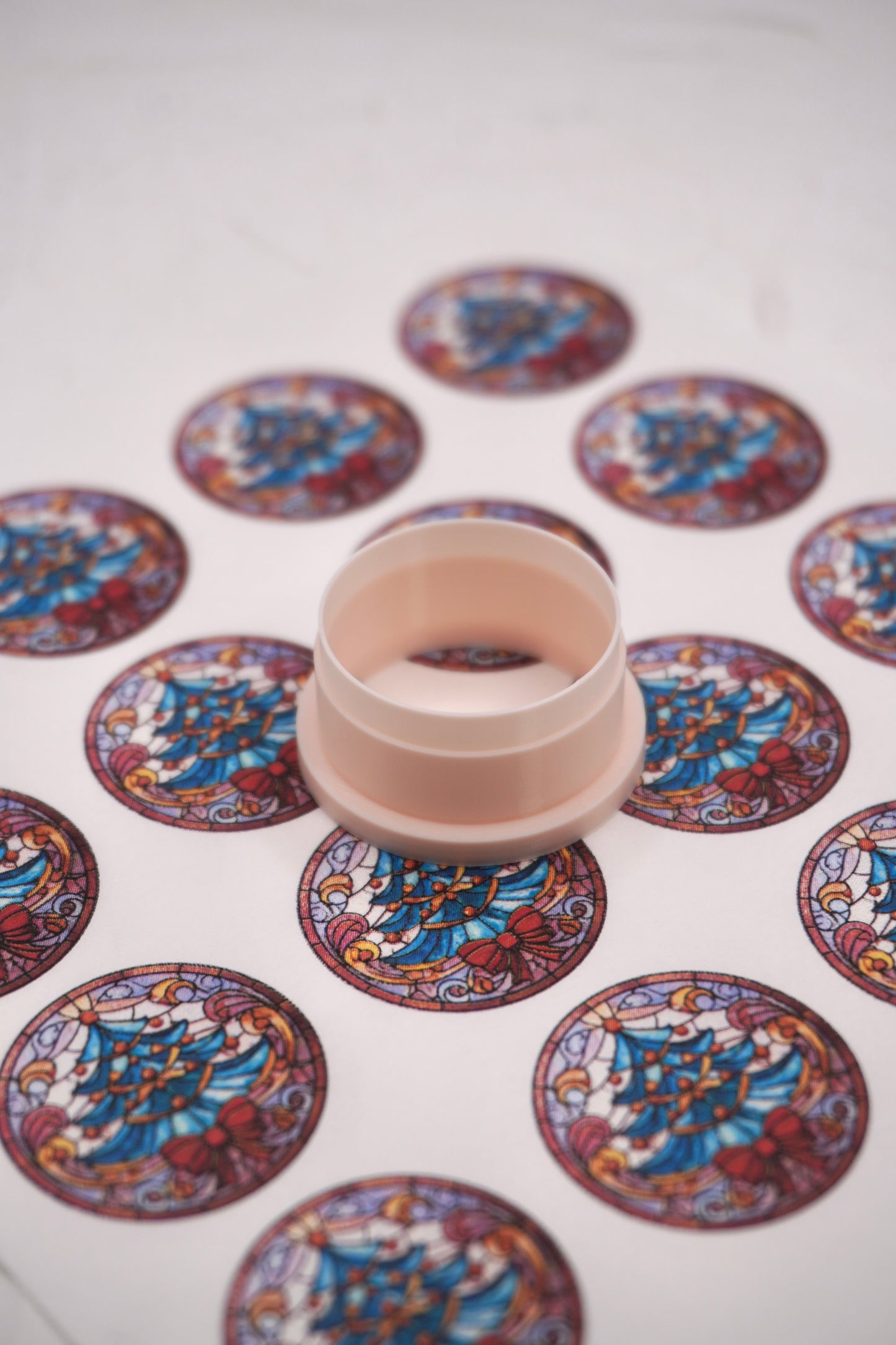 Rond Stained Glass Christmas 9
