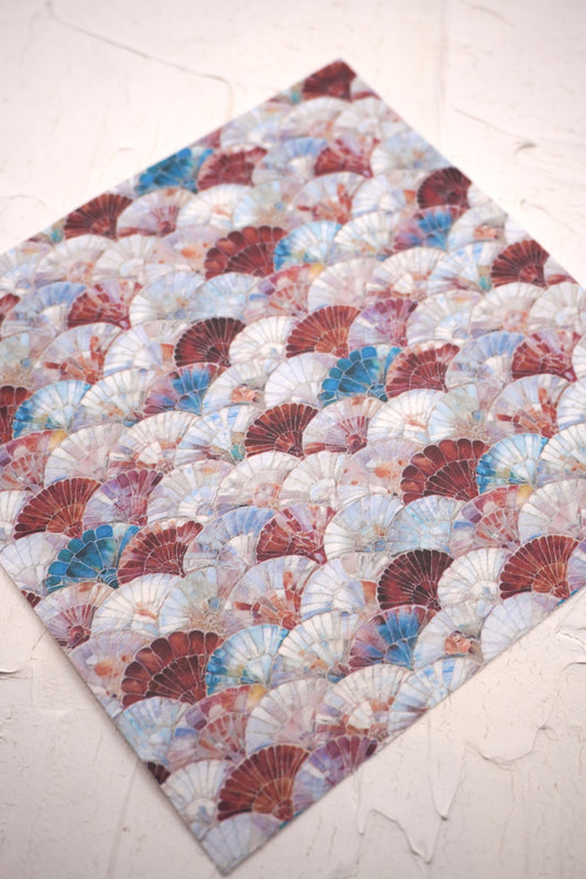 Stained Glass 56 - shells style