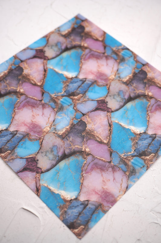 Turquoise and Pink stone