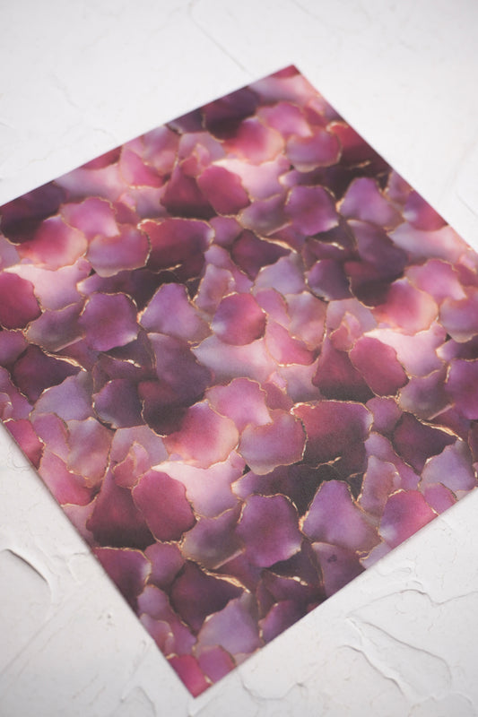 Rose Petals with Gold