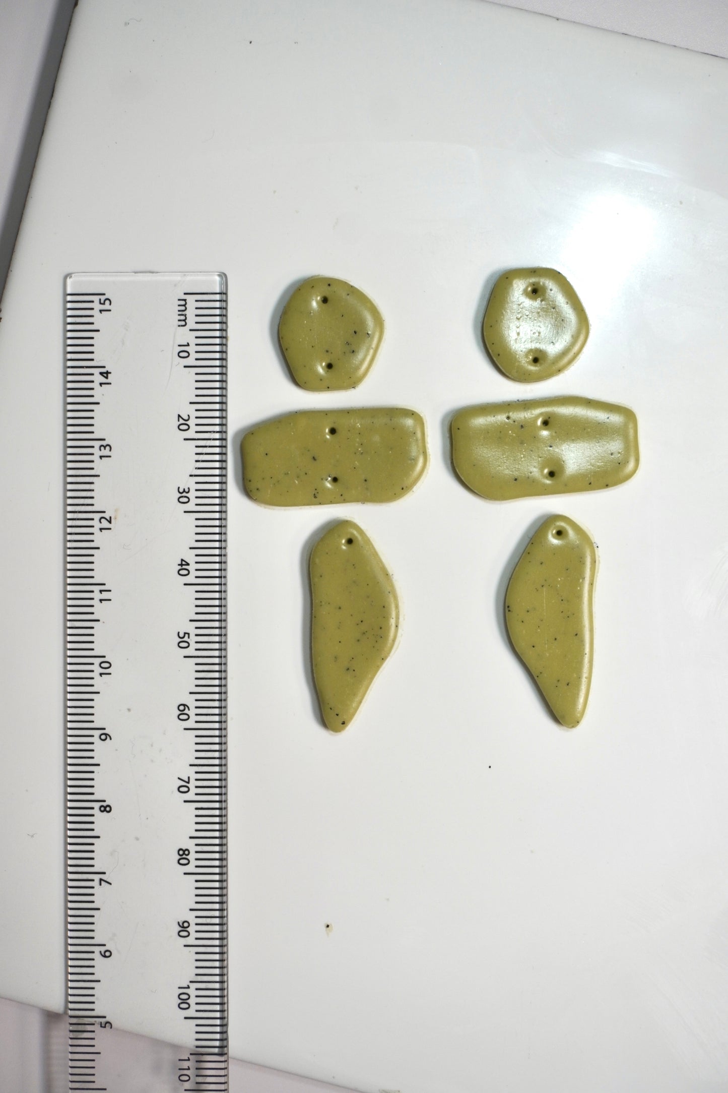 Organic Dangle 2  (with hole guides)