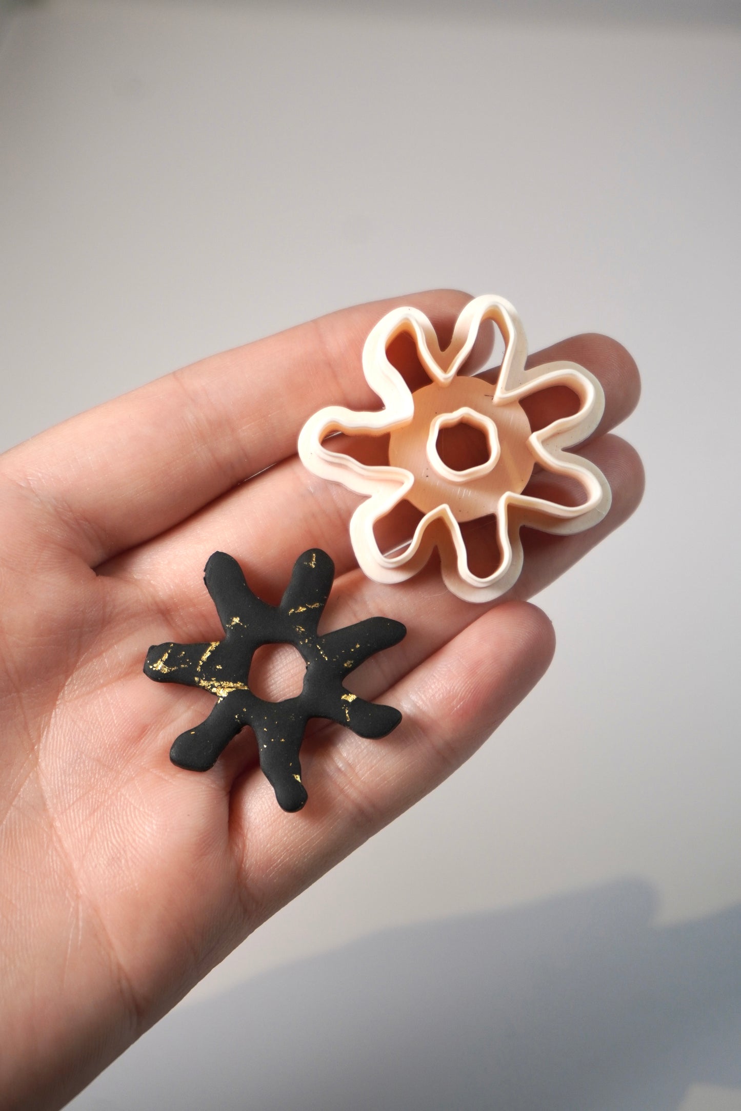 Organic Sun Hoop Charm
