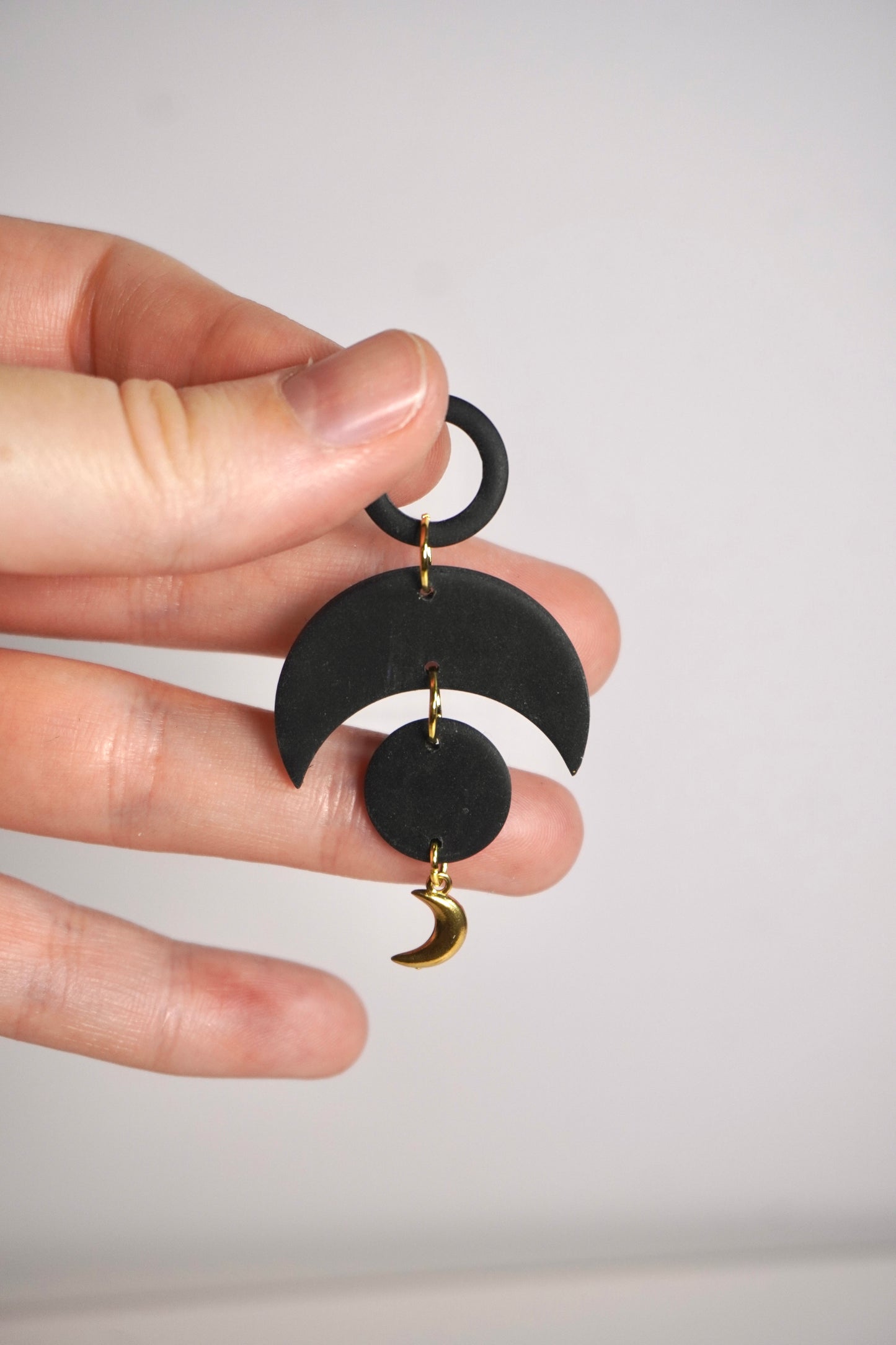 Moon dangle 4 (hoop charm)