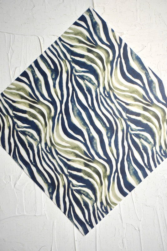Zebra watercolour print